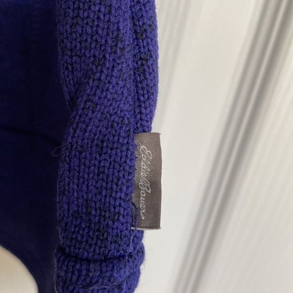 Eddie Bauer 1/4 Zip fleece Jacket with contrasting collar. Women’s Size M - Picture 4 of 6